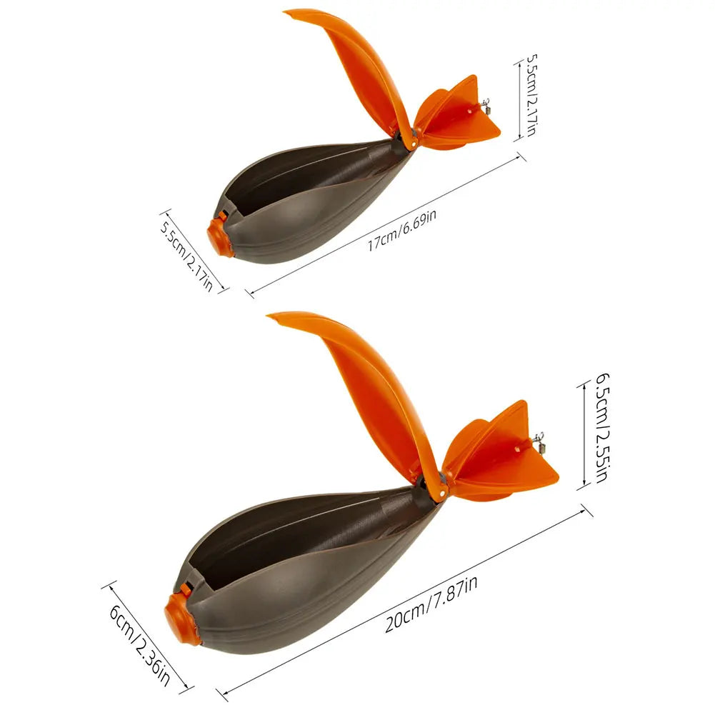 Rocket Bait Thrower Bomb Feeder Float