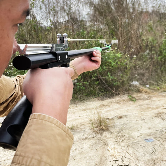 Powerful Trigger Long Rod Slingshot