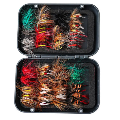 Insect fly Fishing set with Box  for Trout, Carp
