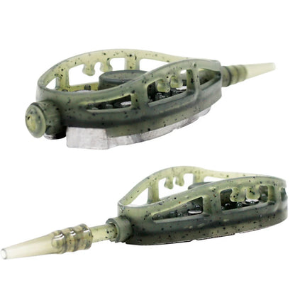 Inline Method Fishing Bait Basket Feeders