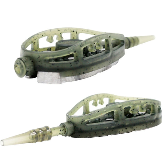 Inline Method Fishing Bait Basket Feeders
