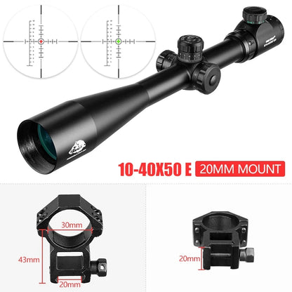 Riflescope With Red andGreen Dots