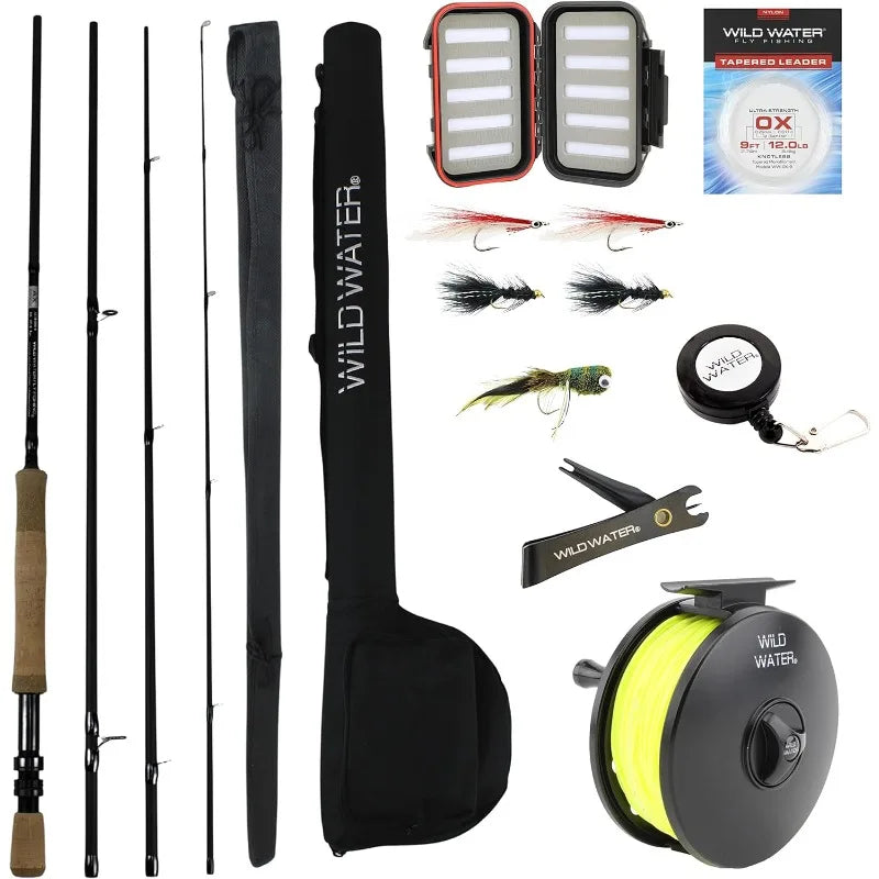 Fly Fishing Rod and Reel Combo  Package