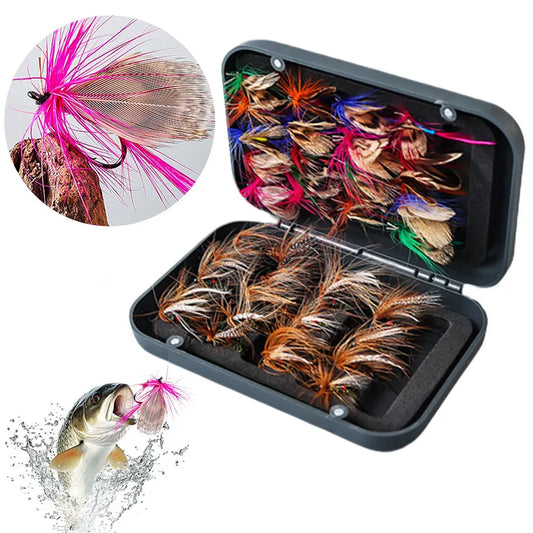 Insect fly Fishing set with Box  for Trout, Carp