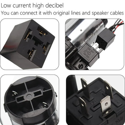 Dual electric air horn kit /speakers