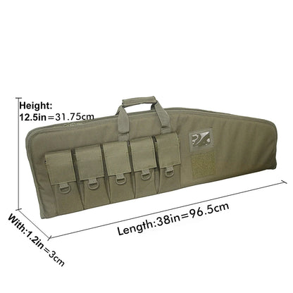 Rifle Case  with 5 Pouches for  Transport