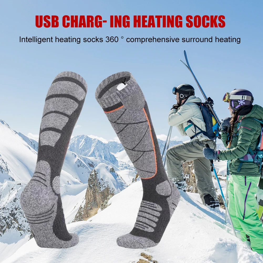 Thermal Socks for Fishing, Camping, Hiking, Skiing