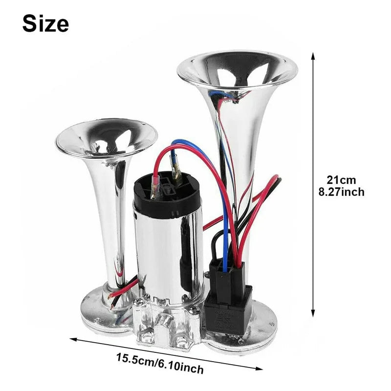 Dual electric air horn kit /speakers