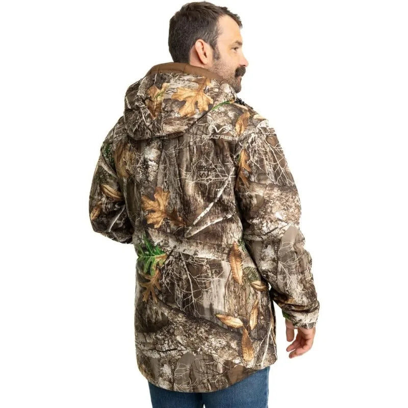 Insulated Camo Hunting  Parka Jacket -
