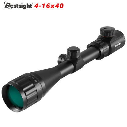 4-16X40 Hunting Riflescope Red&Green Dot Illuminated