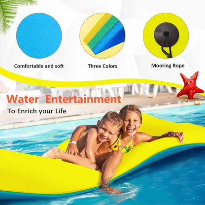 Lily Pad Floating Mat, for Lake, 3-Layer Tear-Resistant.