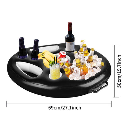 Table Bar Tray with Cooler /Cup Holder, Phone