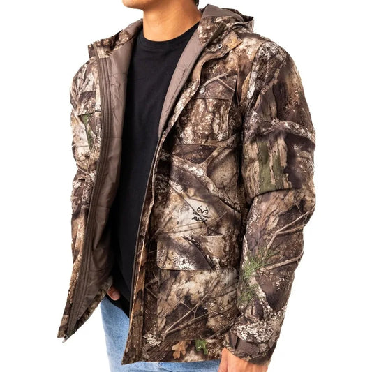 Insulated Camo Hunting  Parka Jacket -