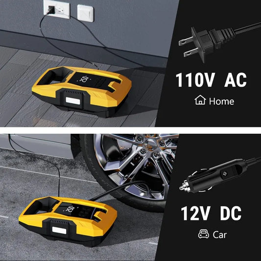 Air Compressor, with Pressure Gauge.