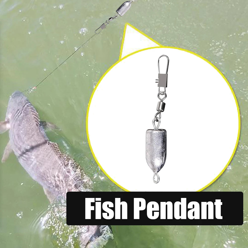 Bullet Weight With Rolling Swivel Inline 10g-60g Fishing Tackle