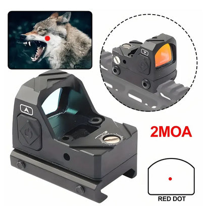 Mini Red Dot Shake Awake Optic Sight For Rifles, Pistols