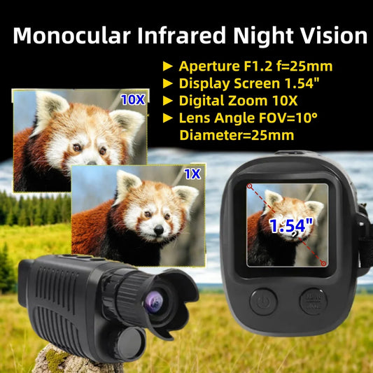 Infrared Monocular Night Vision Goggles for Hunting